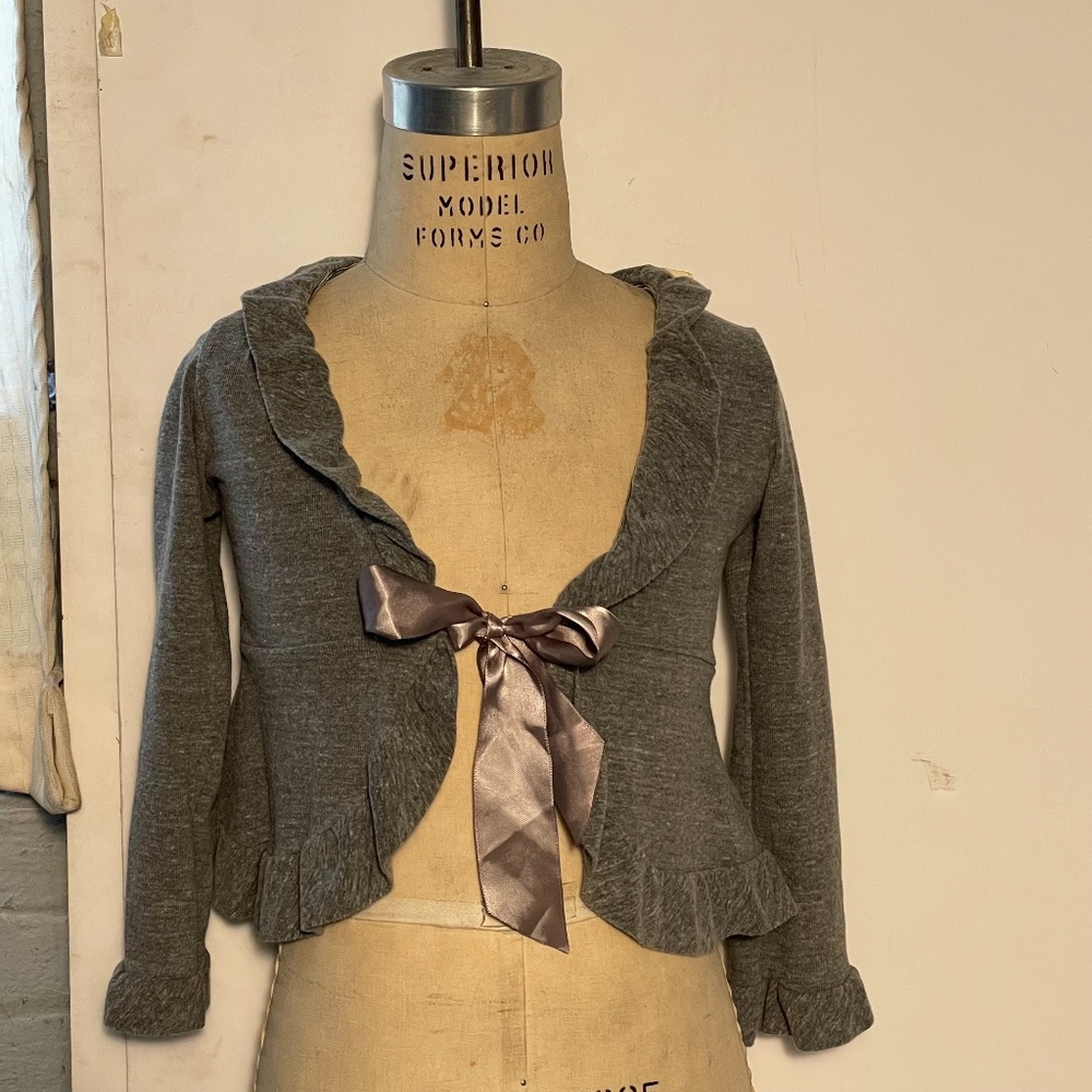 Kids tie cardigan